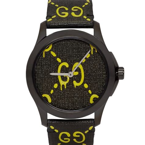 gucci red black and green yellowwatch|Gucci ghost watch.